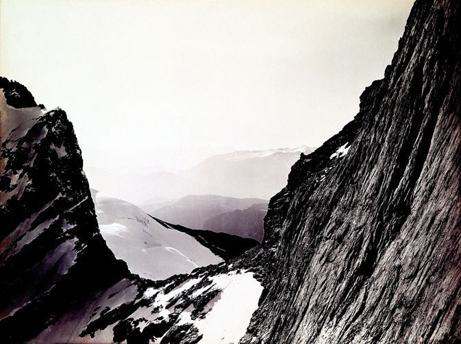 Brèche de la Meije vue de la pyramide Duhamel par Vittorio Sella (1885-1888)
