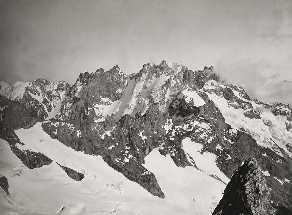 Grande Ruine, Ecrins par Vittorio Sella en 1885