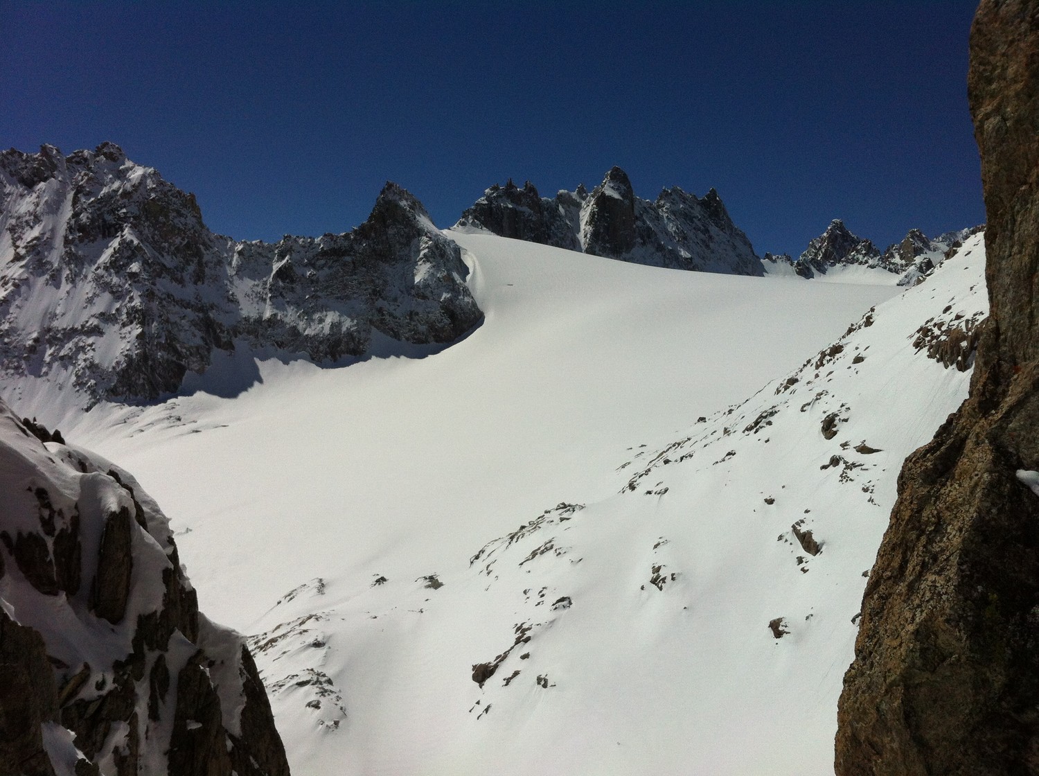 Le bassin de Trient, sans trace aucune