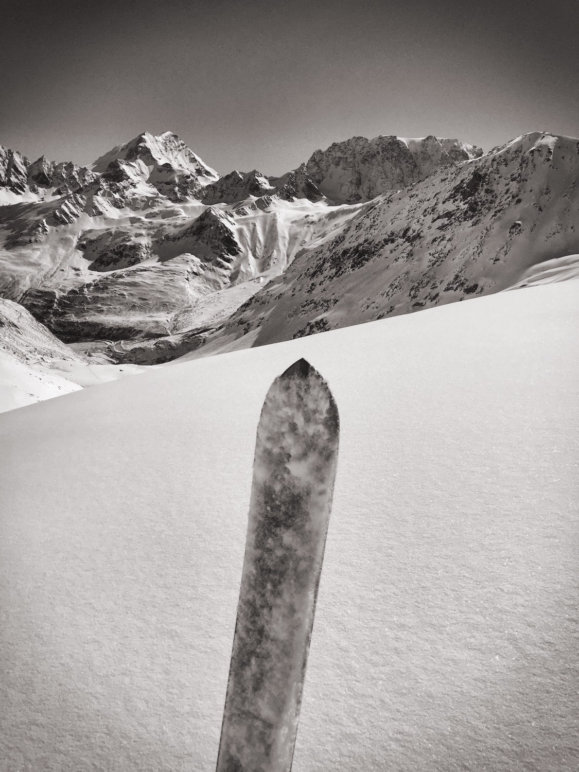 Ski en bois qui se font plaisir...