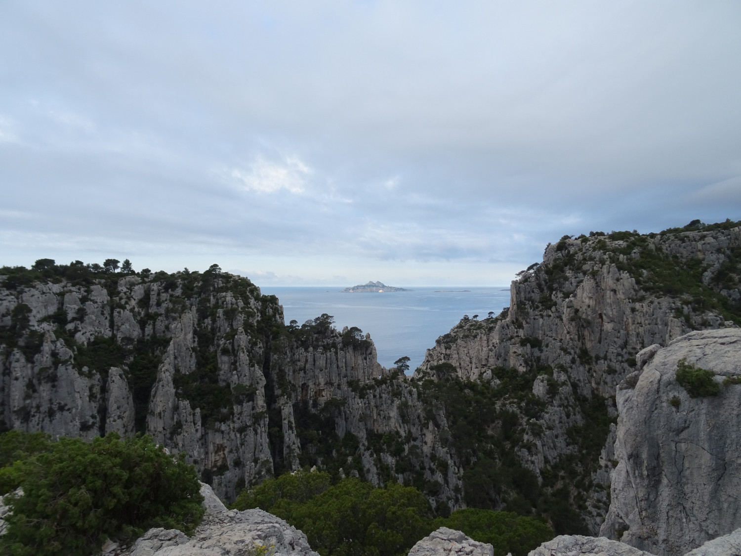 Au-dessus du gouffre de Cadeiron