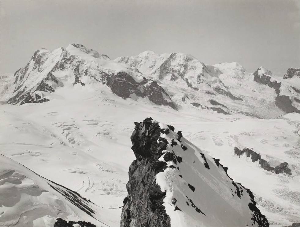 Monte Rosa - Lyskamm - Castor - Pollux 1885, par Vittorio Sella