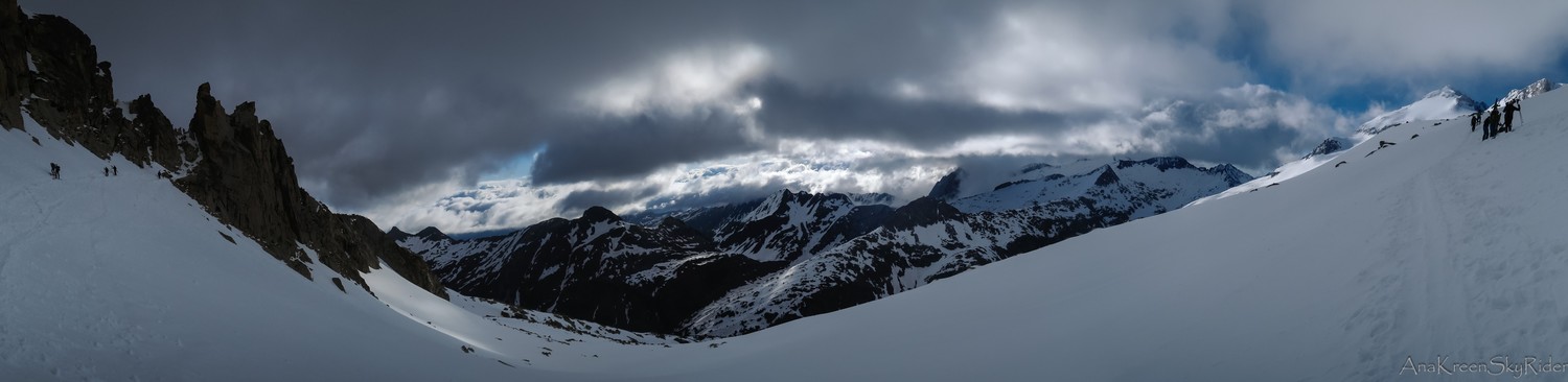 Sur le glacier
