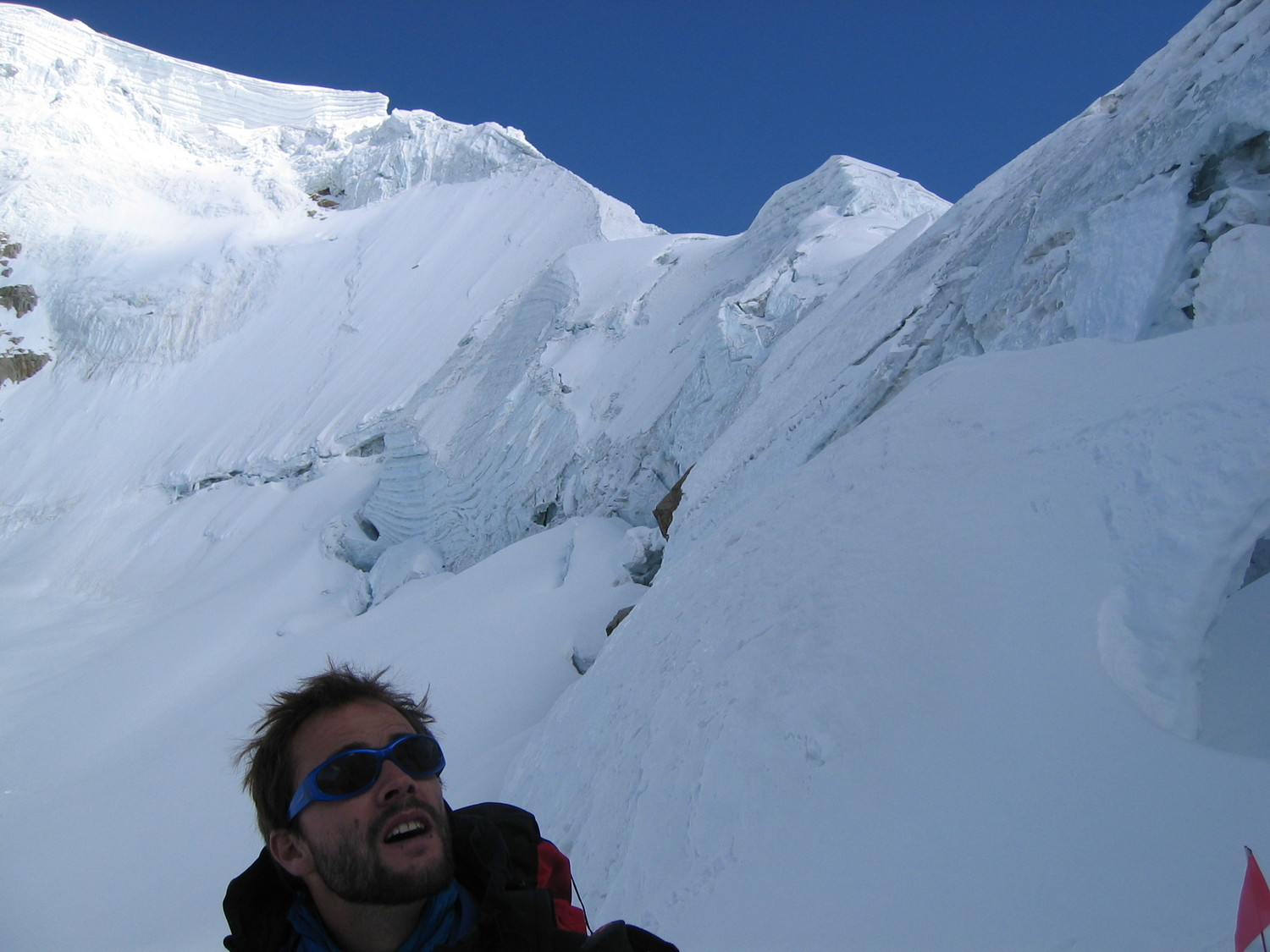 Sylvain au pied de la Rimaye - HP