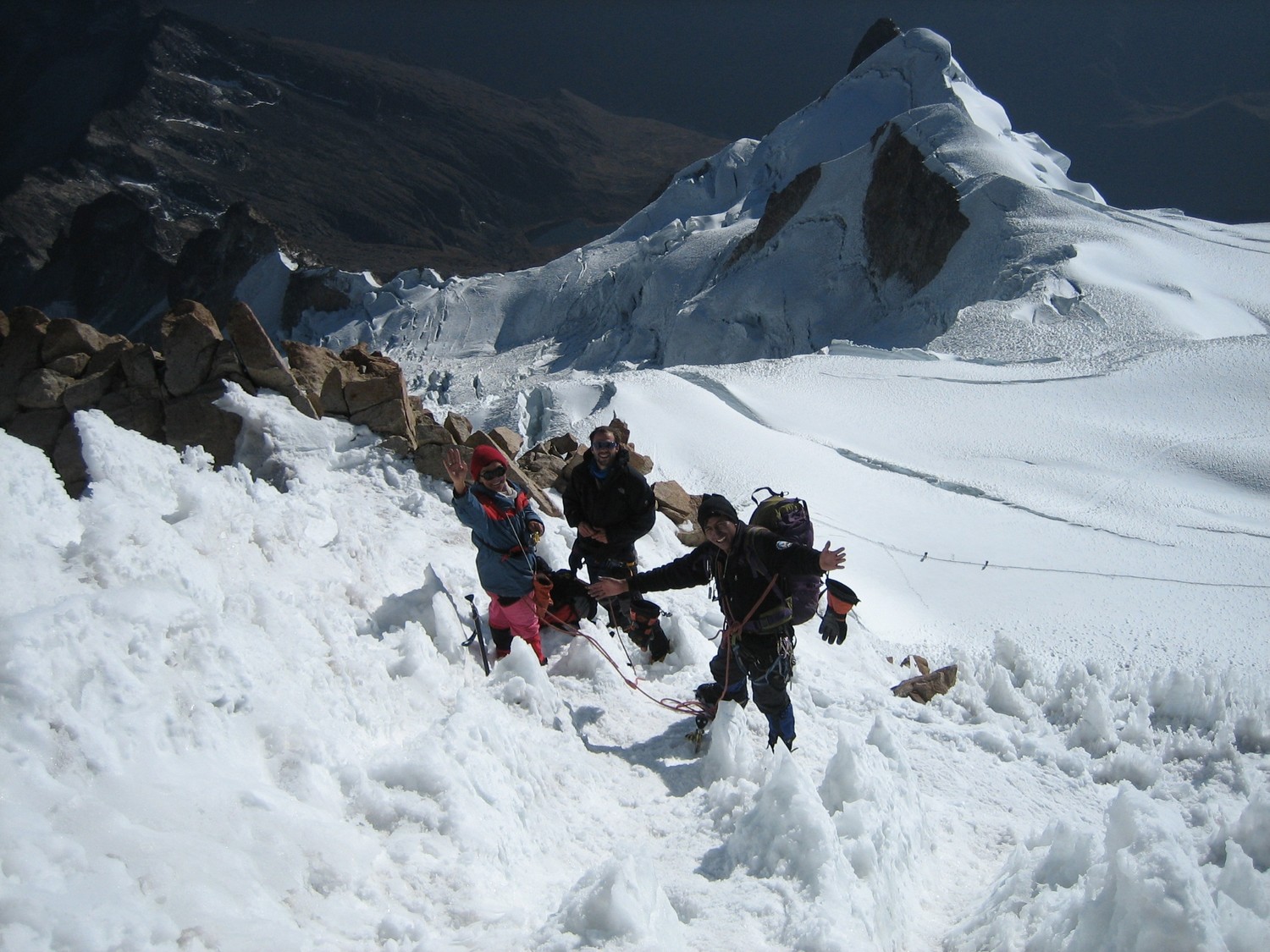 à la descente de HP