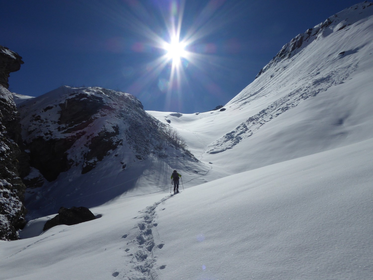 enfin, ça monte sous les purges du versant ensoleillé - Rosolin