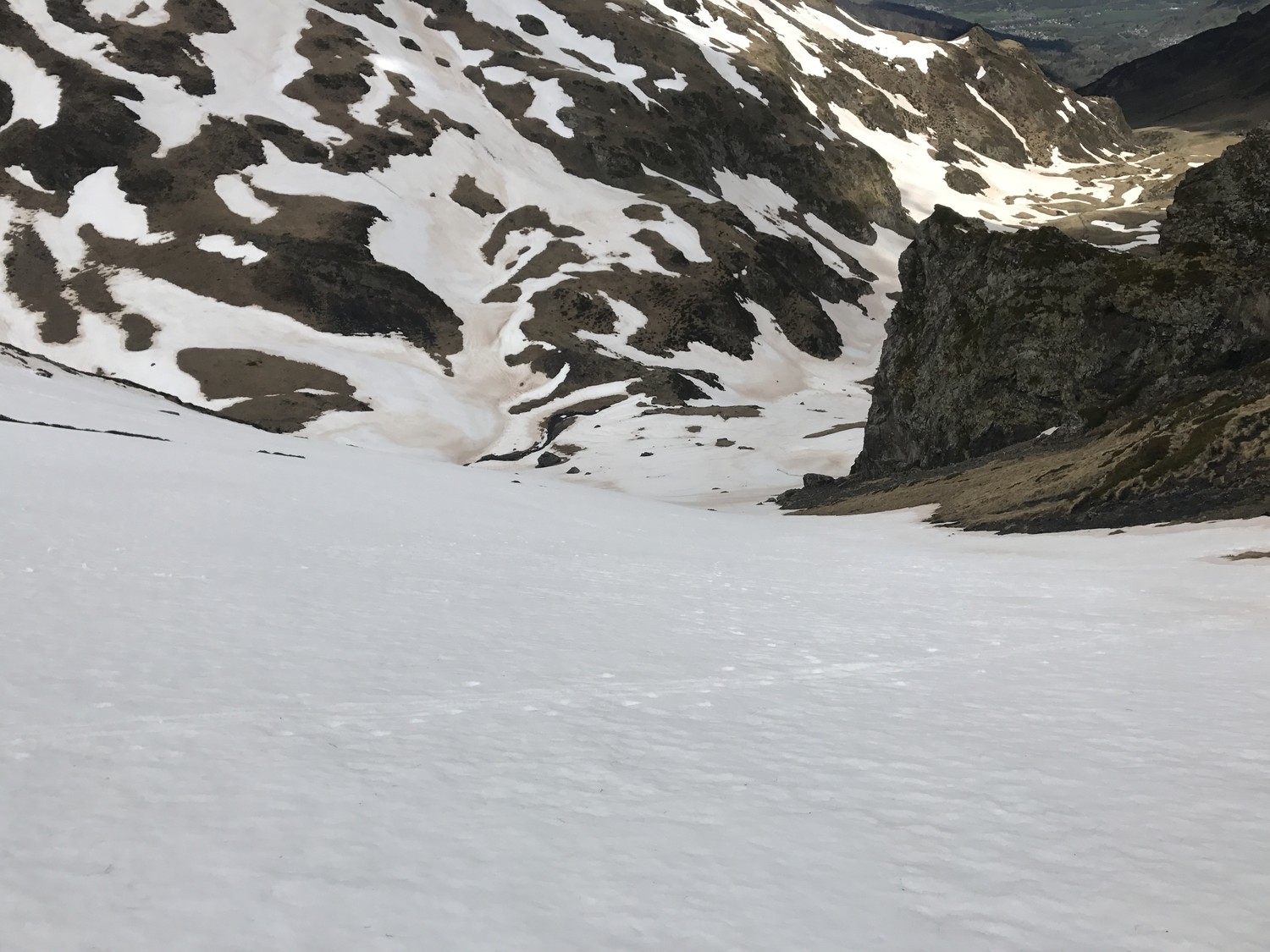 La pente de la 1er remontée