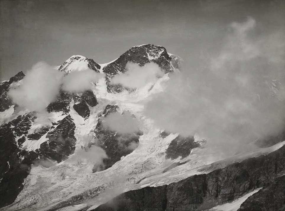 Monte Rosa, vu du Fallerhorn par Vittorio Sella en 1885