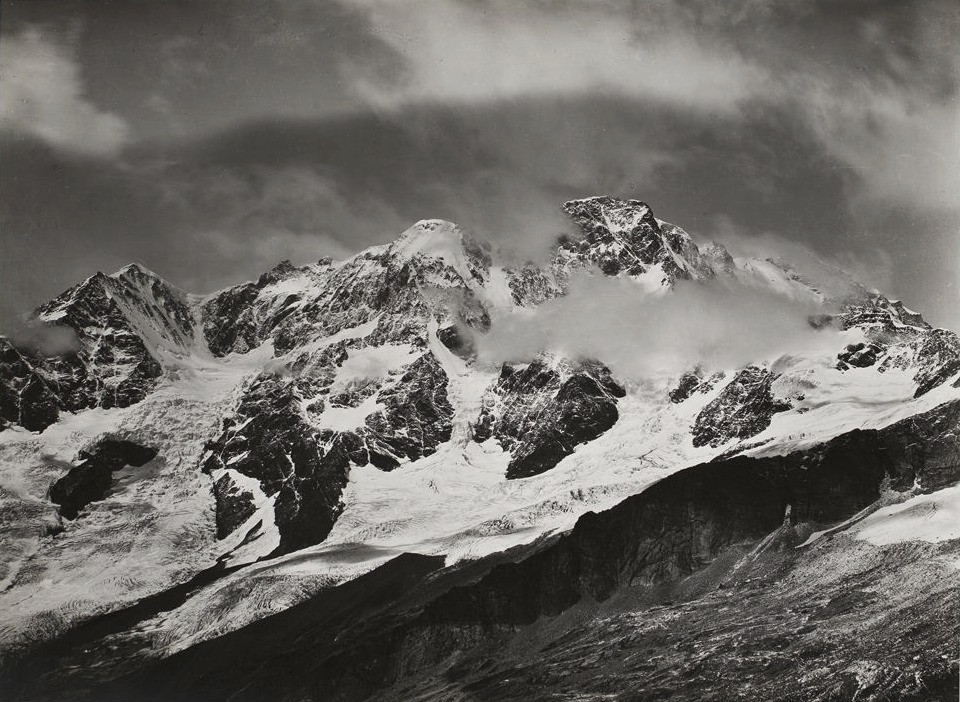 Monte Rosa, vu du Fallerhorn par Vittorio Sella en 1883