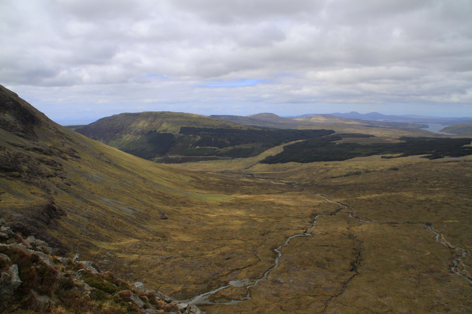 Coire na Creiche depuis l’éperon