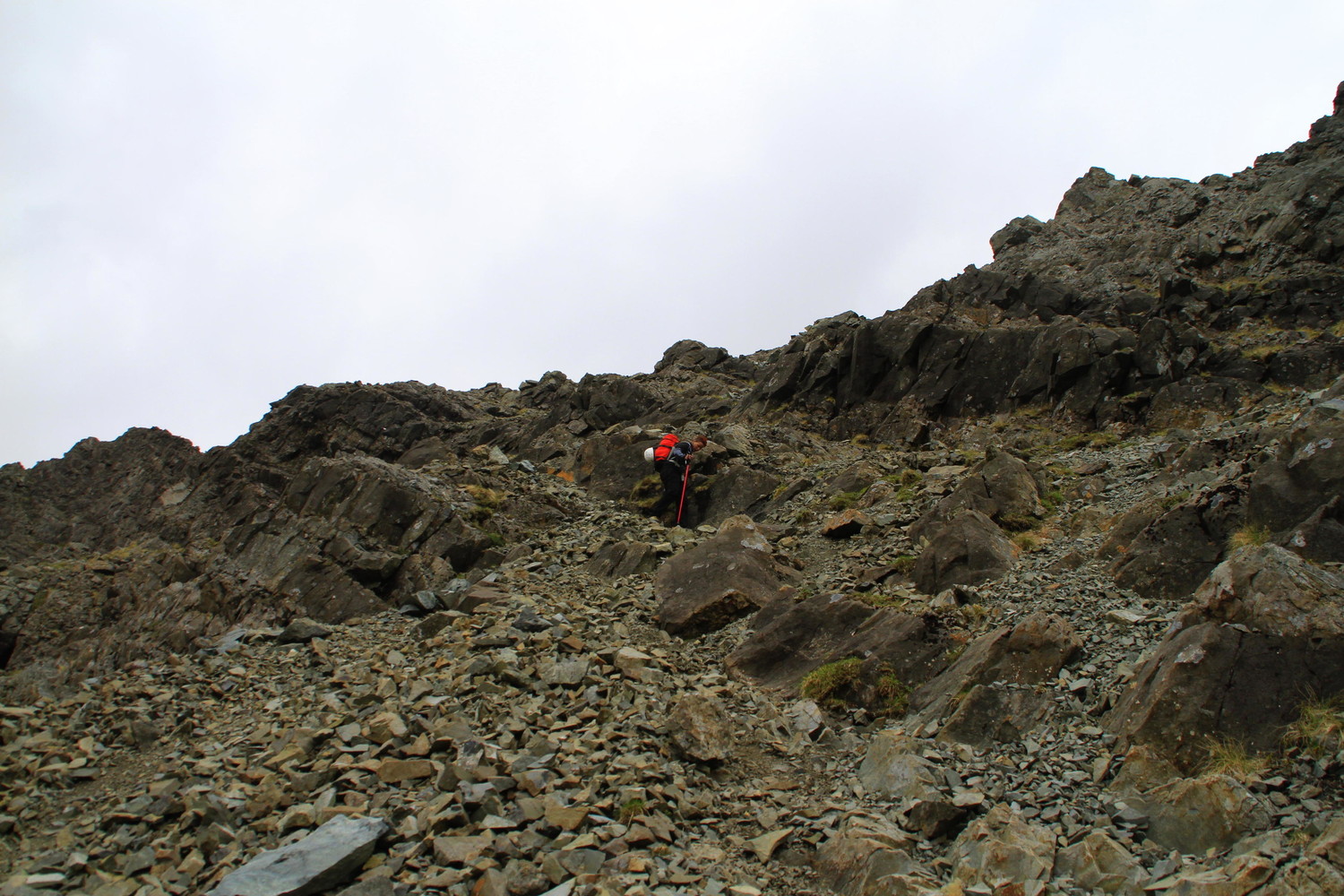 Descente dans le Coire a'Mhadaidh