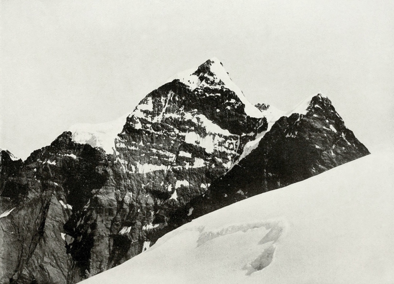 Jungfrau S, par Vittorio Sella