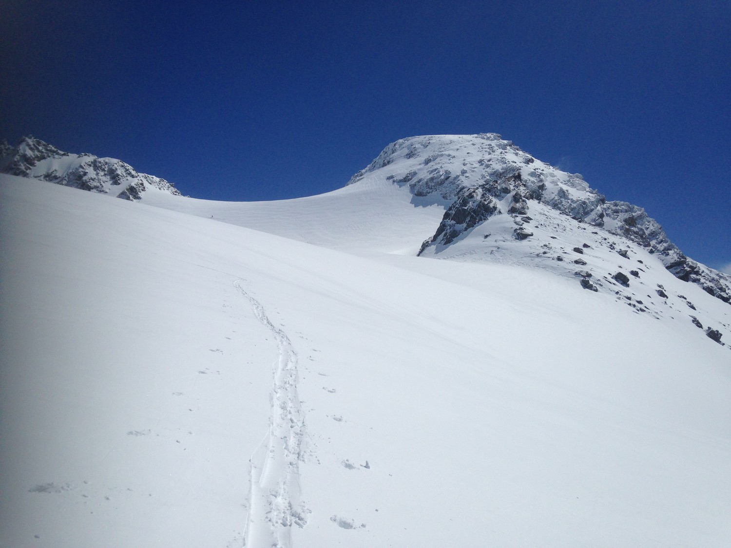 Montée vers le Gébroulaz