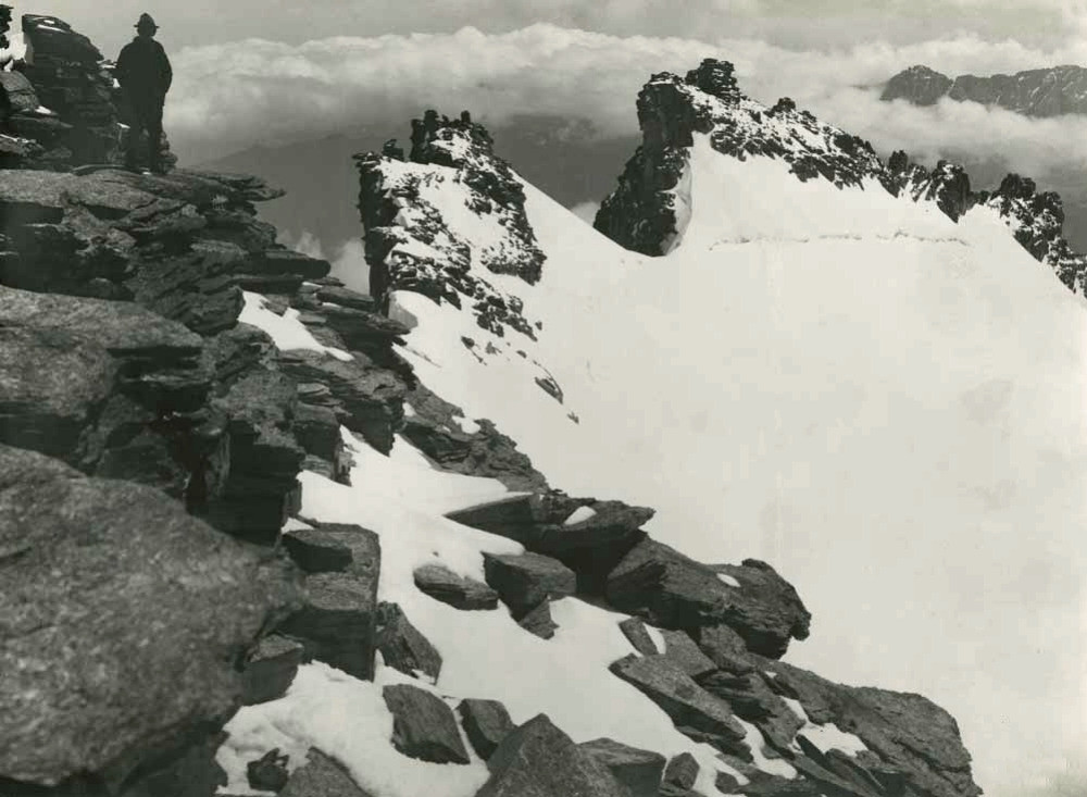 Sommet du Grand Paradis par Vittorio Sella - 1885