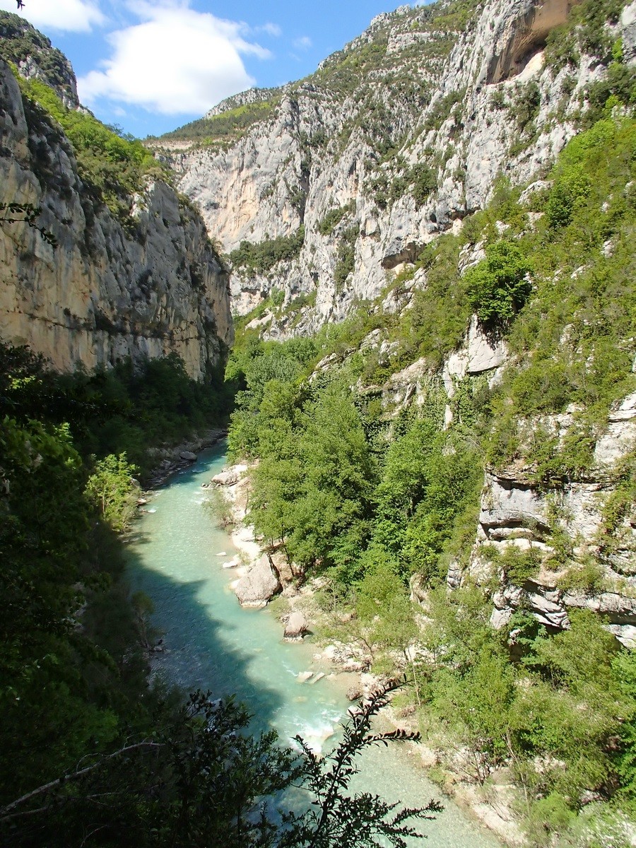 Rive gauche en direction de l'Imbut