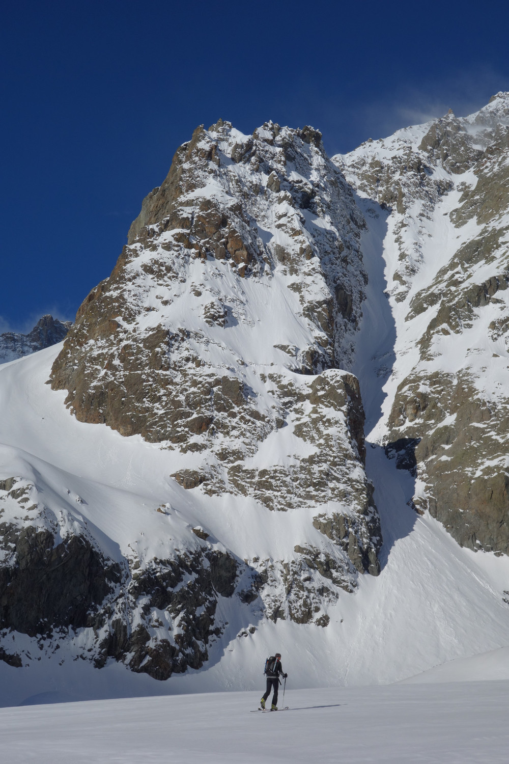 Fin d'approche (assez courte) du couloir Dewèze