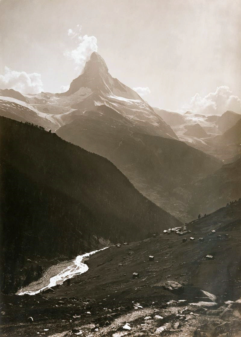 Cervin, par Vittorio Sella vers 1887
