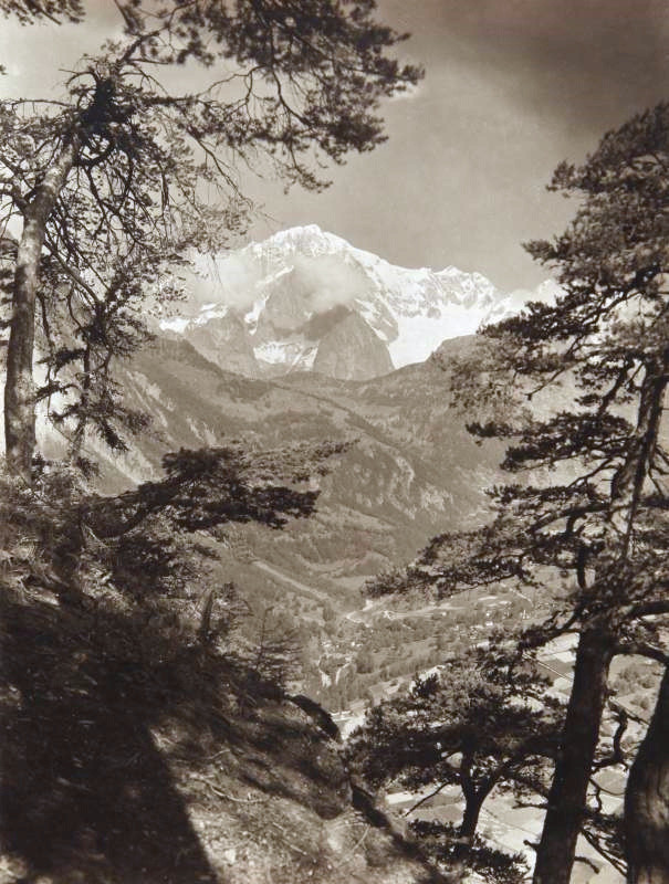 Mont Blanc vu du val de Doire par Vittorio Sella