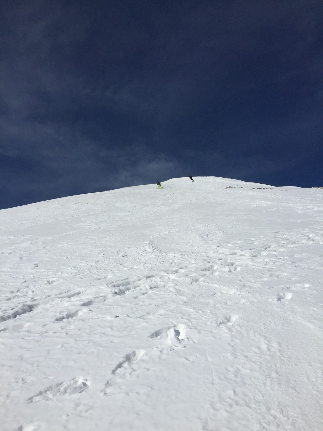 descente du sommet