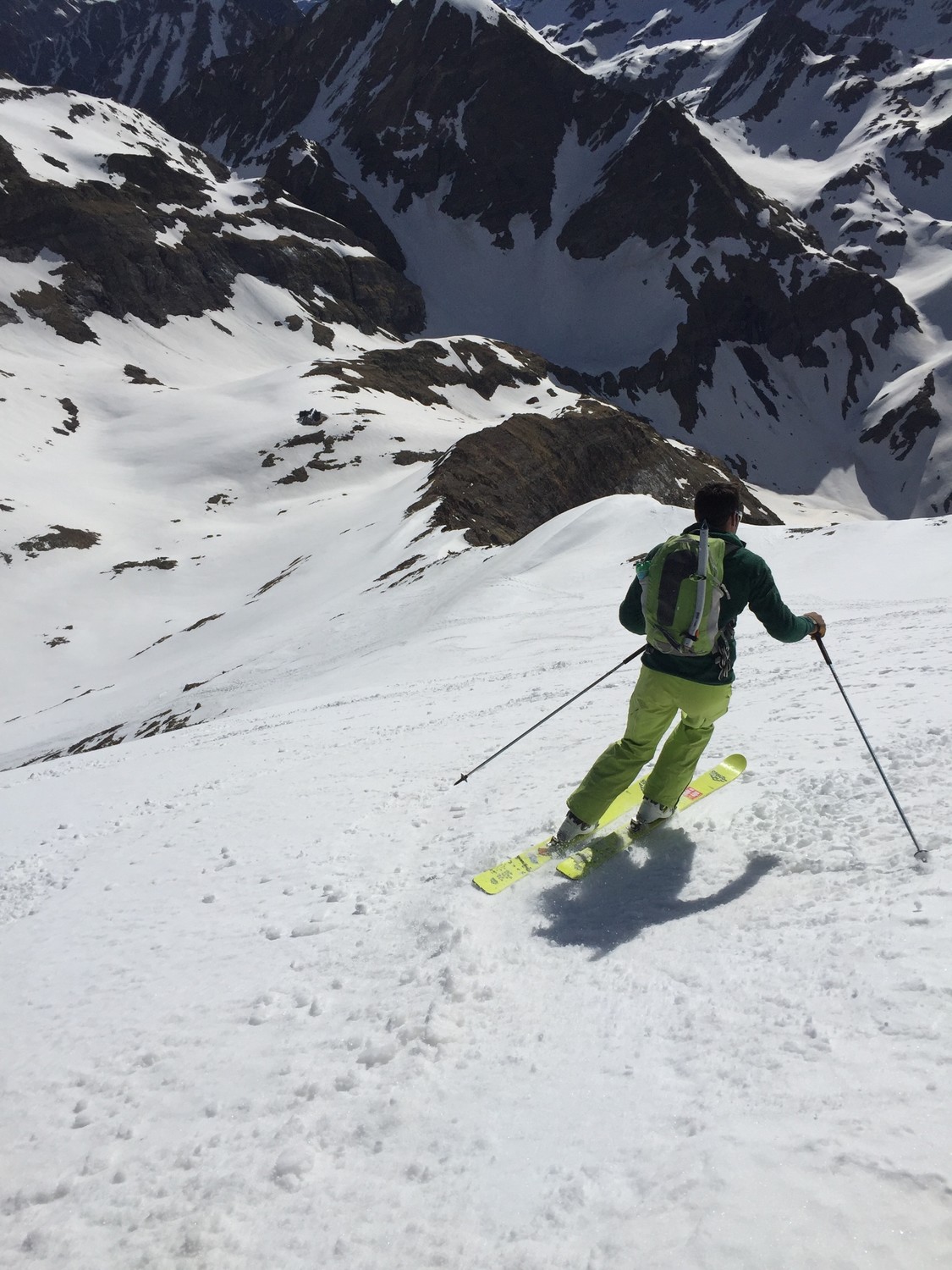 vers l'arête
