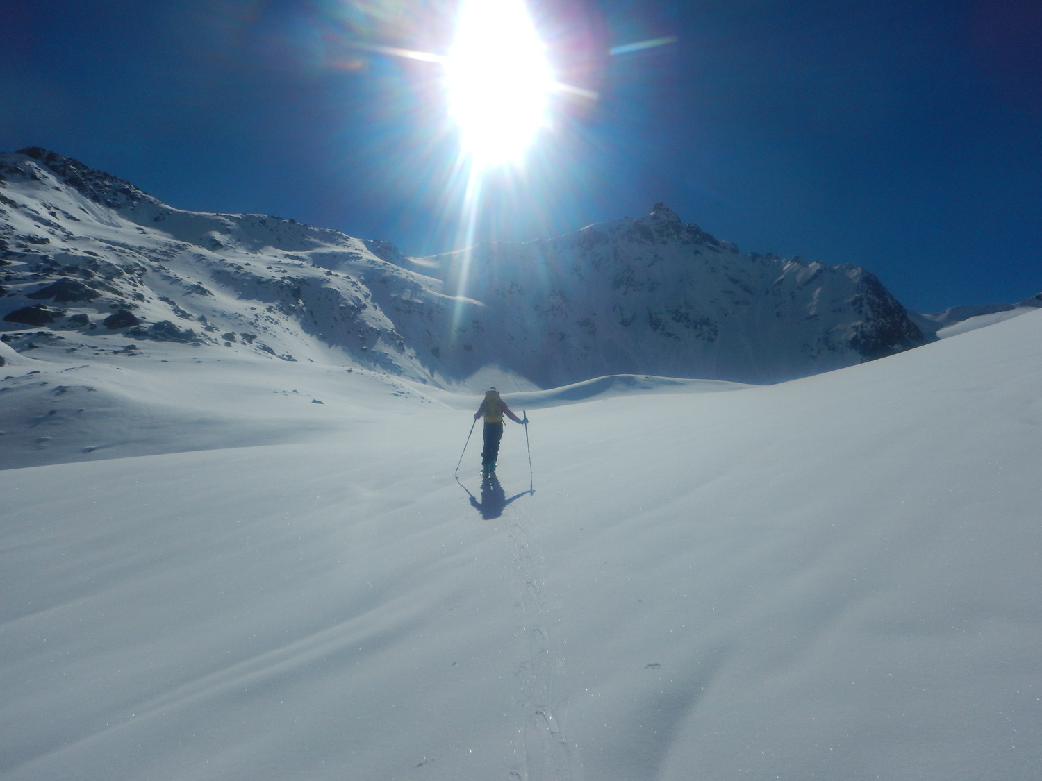 monté sur le glacier du Borgne