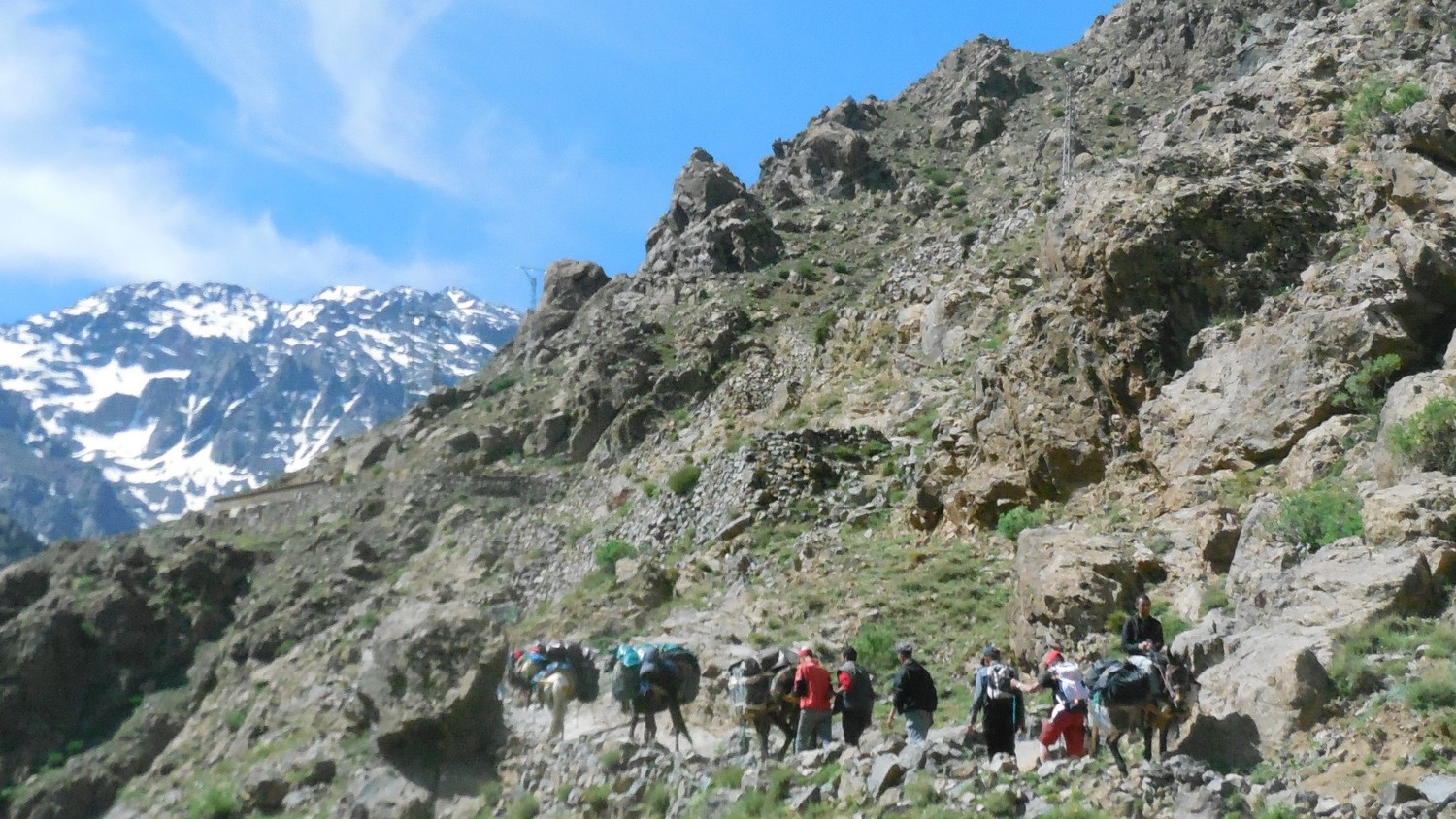 En route vers le refuge.
