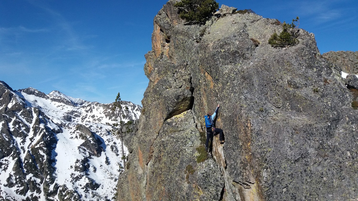 Un des passage d escalade (IV)