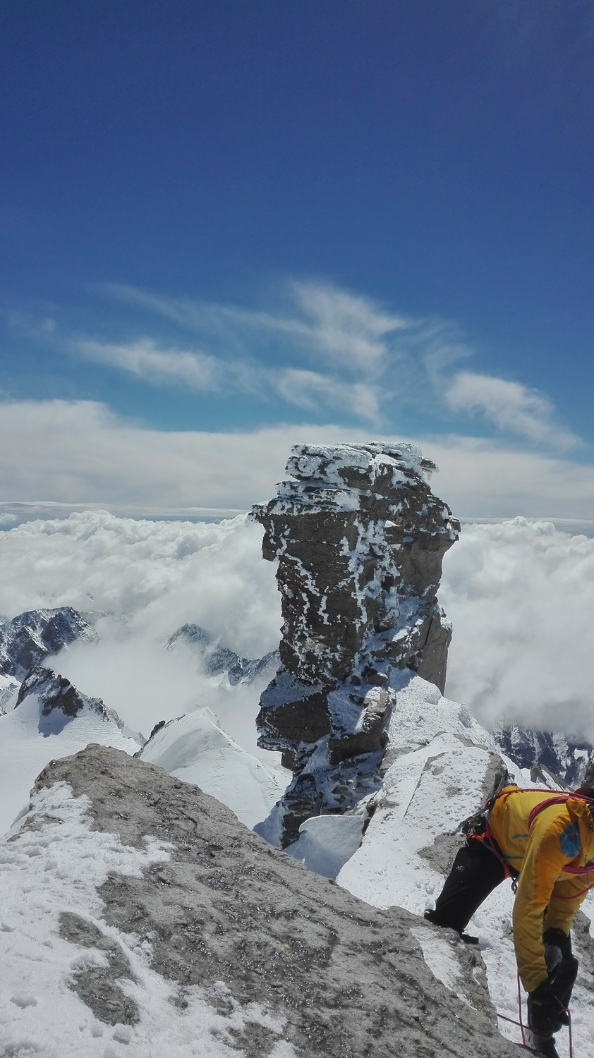 La longueur sur l'arête : superbe ! Un beau cadeau...