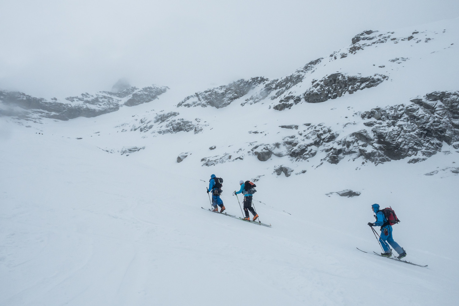 Montée vers le Grand Paradis le lendemain