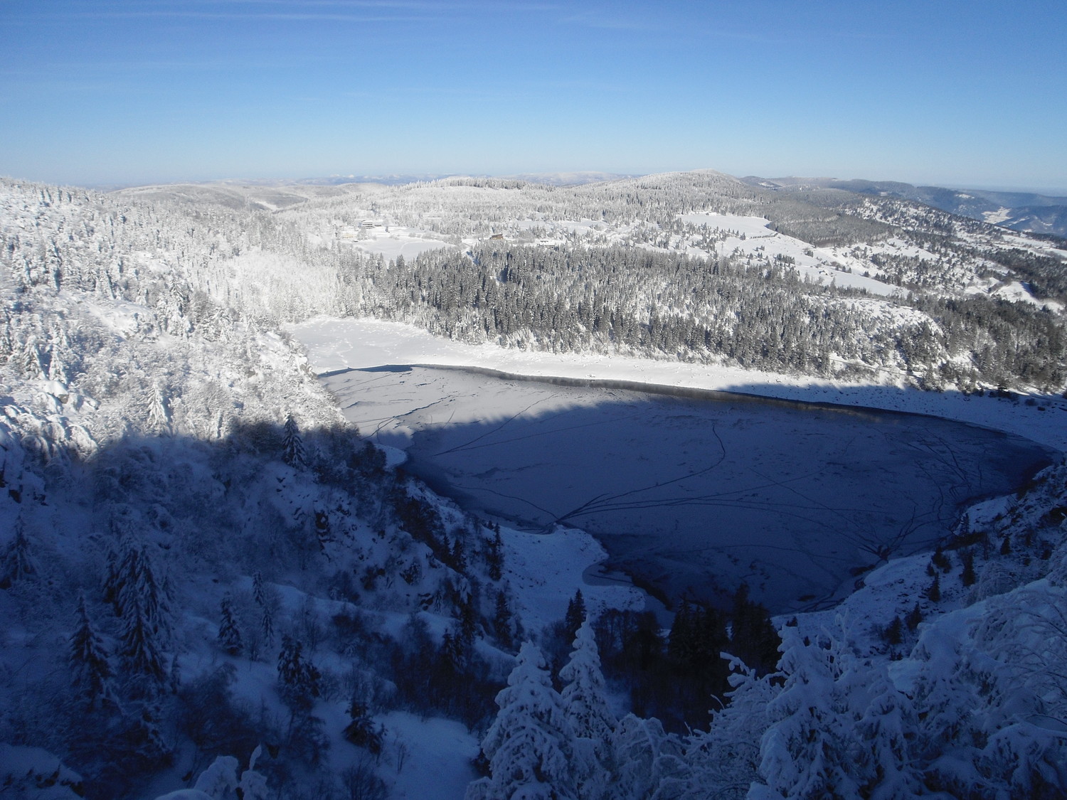 Au dessus du lac blanc