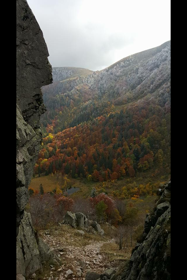 Depuis le haut de la Martinswand