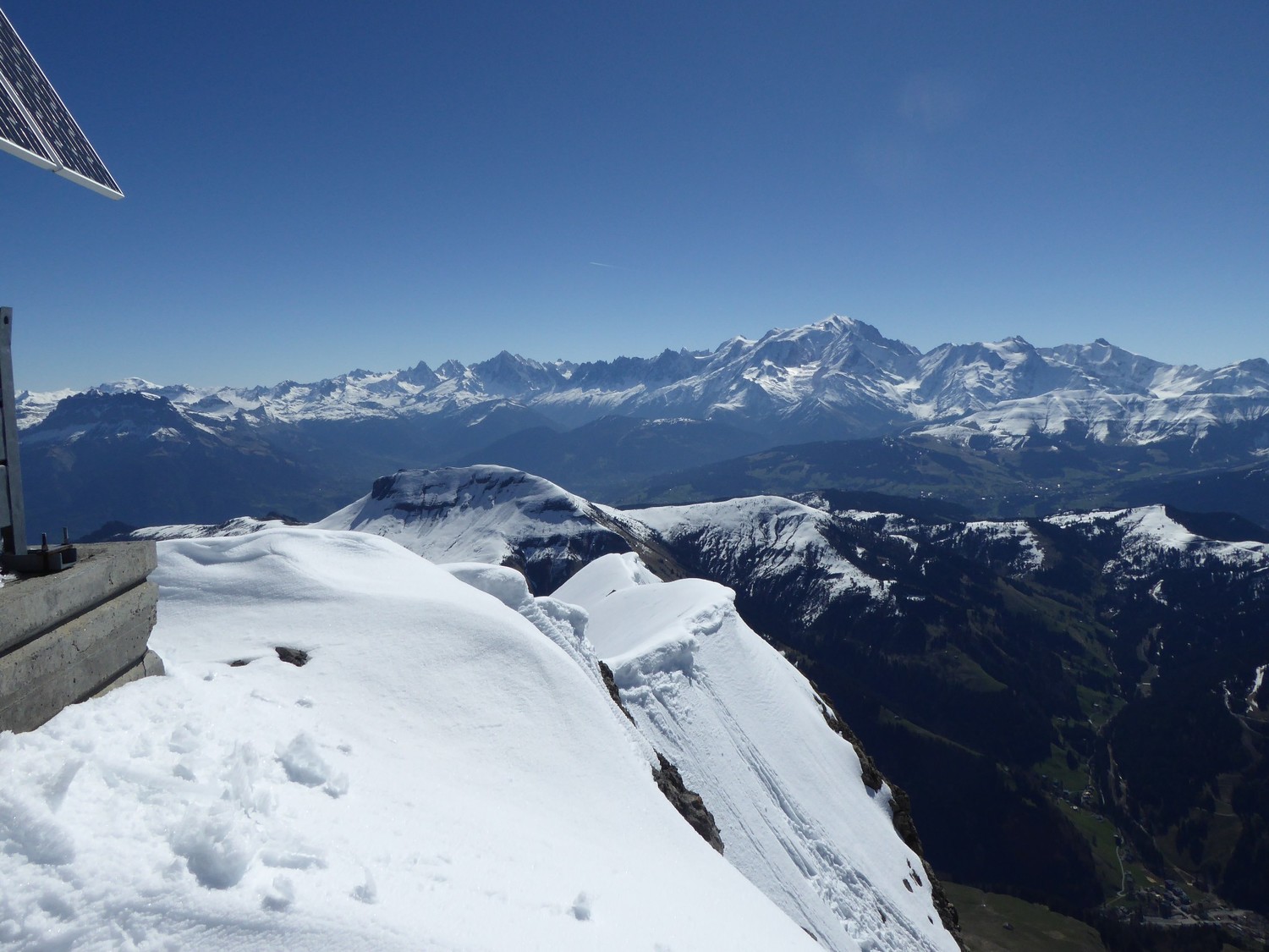 au sommet de la gde Balmaz(2618m)