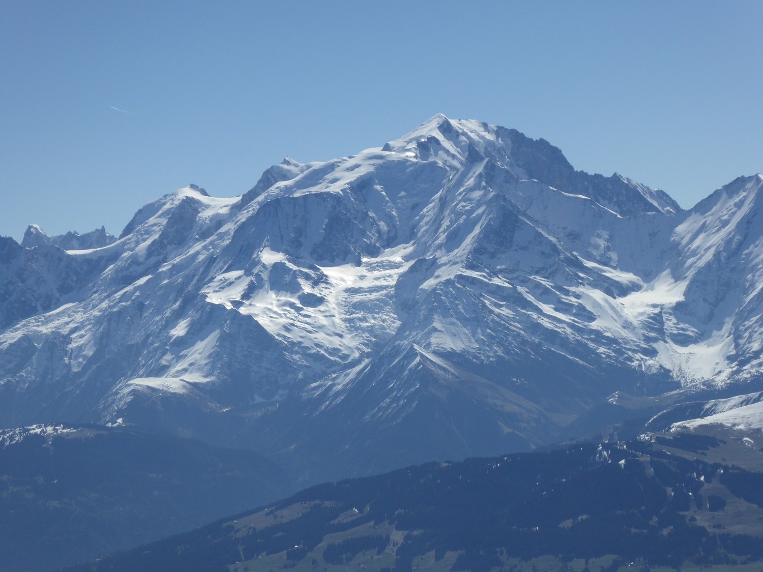 zoom sur mt Blanc - gde Balmaz