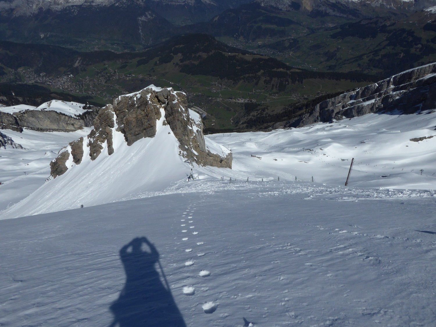 la descente vers col NW - gde Balmaz