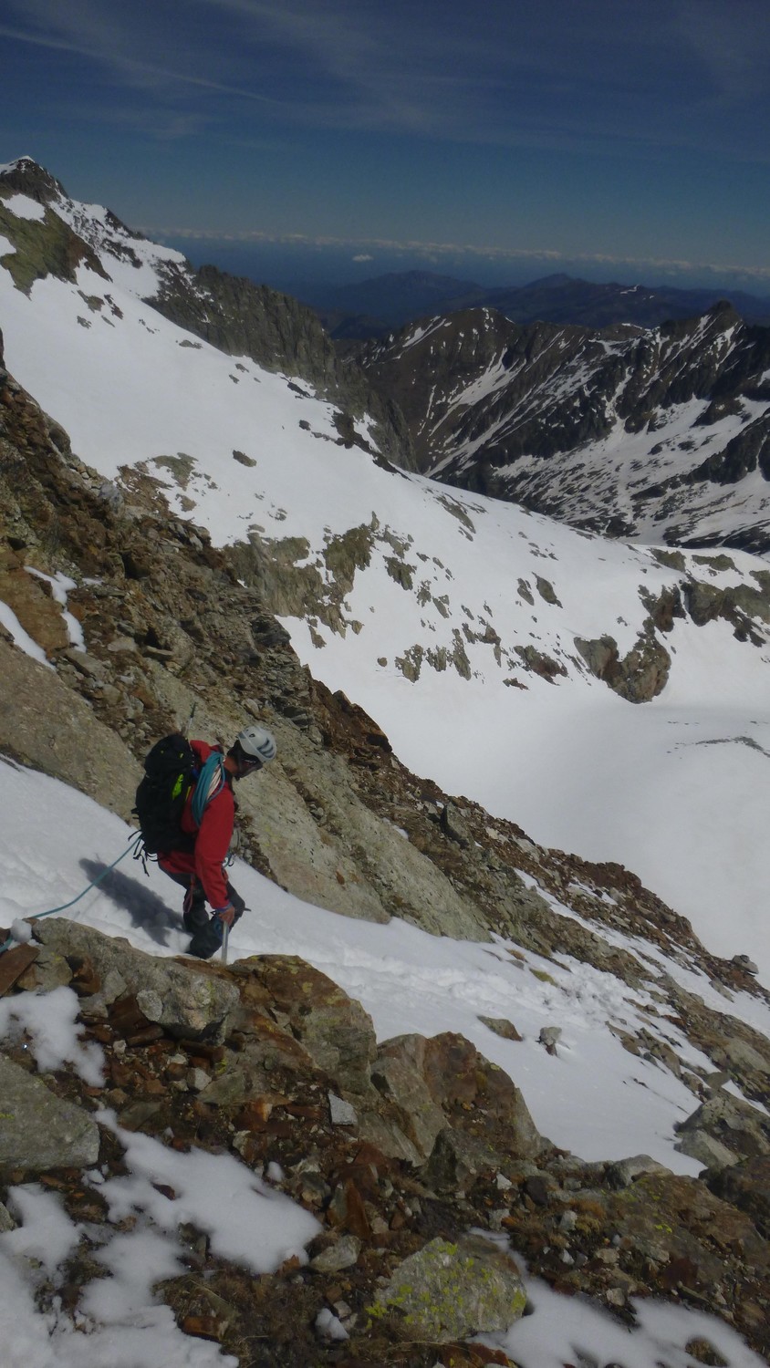 Début de descente du Jean Arlaud