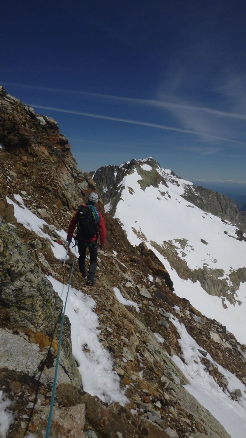 Sur le haut partie péteuse