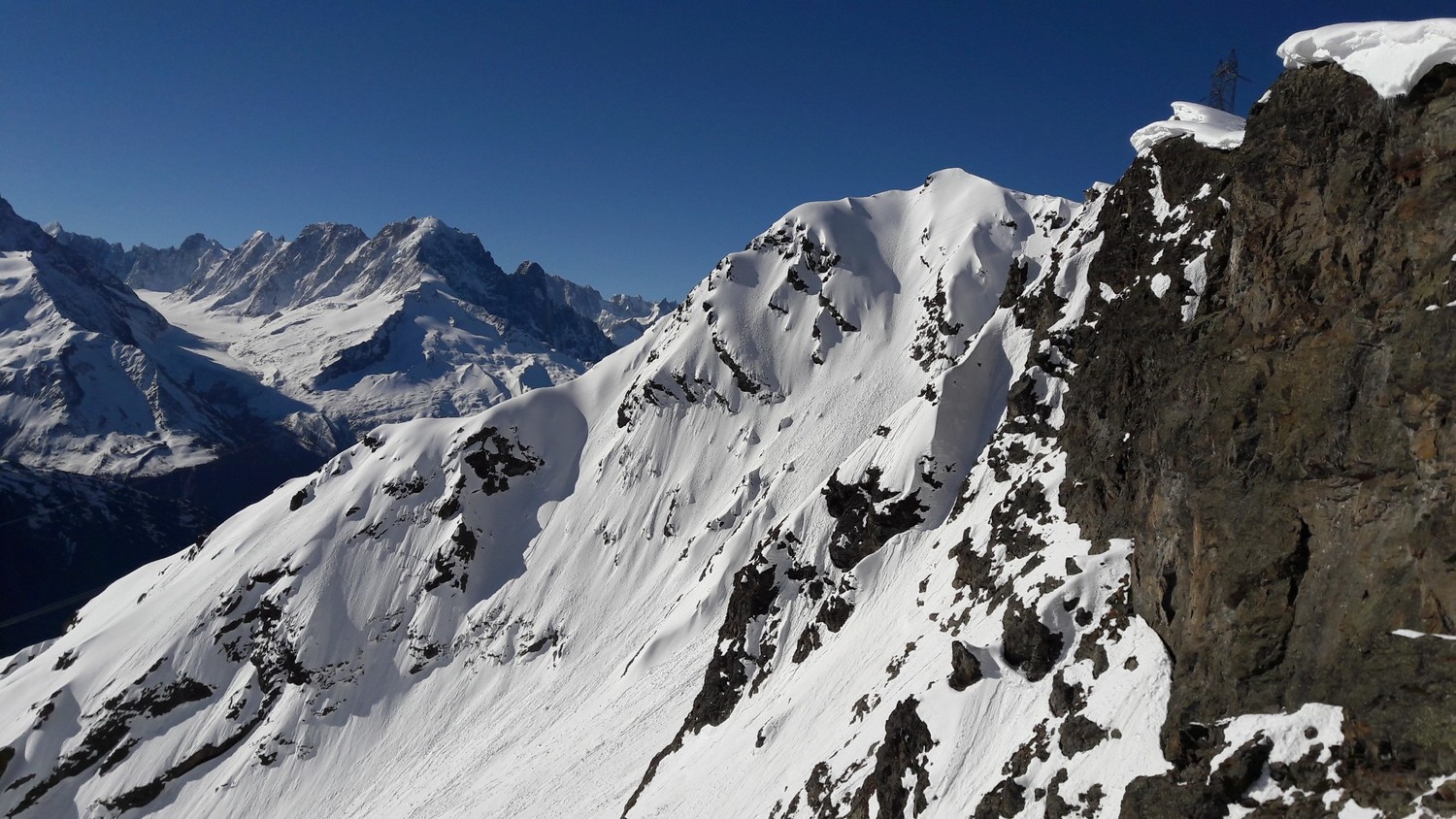 Pointe de la Terrasse - Couloir NE