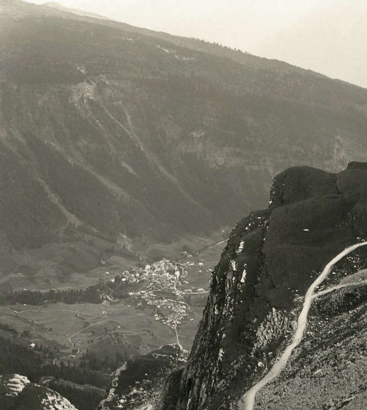 Passage de la Gemmi, Loeche les Bains, par NPG en 1906