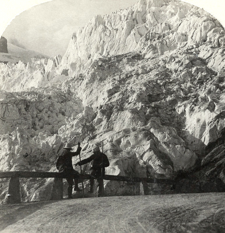 Glacier du Rhône par Gabler en 1885