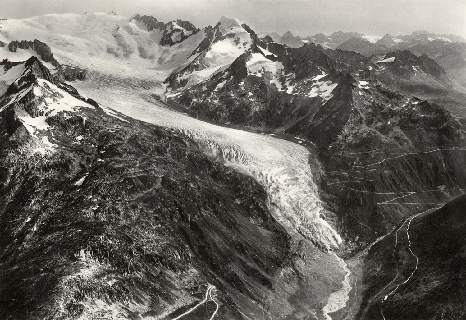 Glacier du Rhône en 1930
