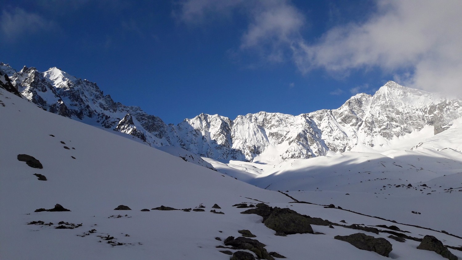 Du Réou d'Arsine, vers le cirque glaciaire d'Arsine