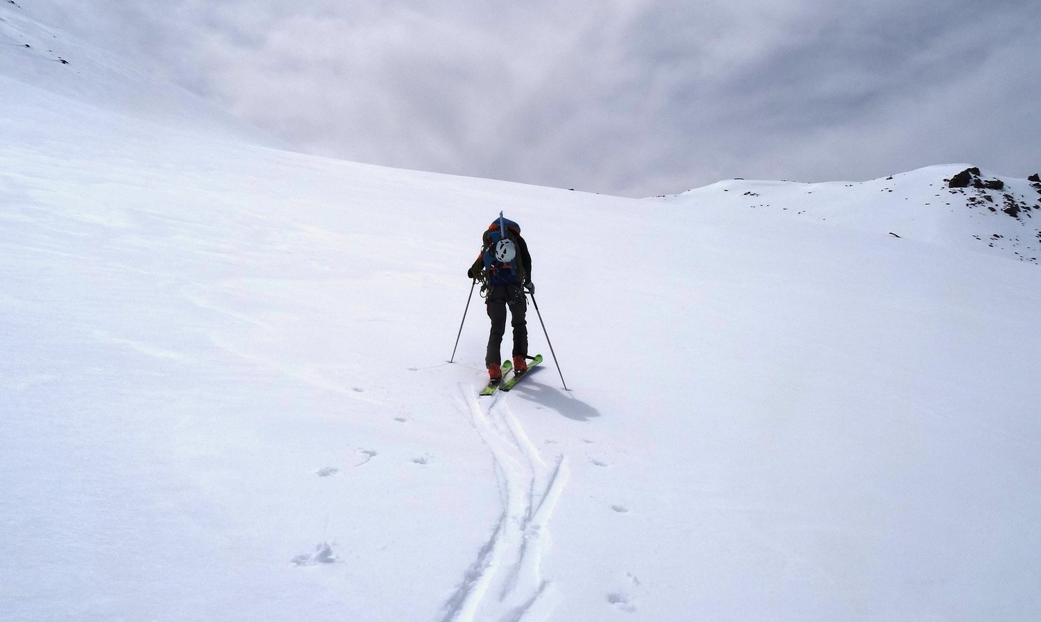 arrivée au col du Bouchet