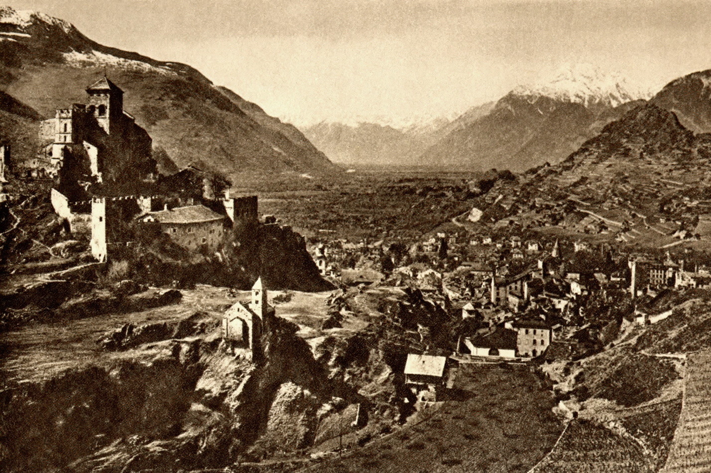 Sion, vallée du Rhône, par Gyger