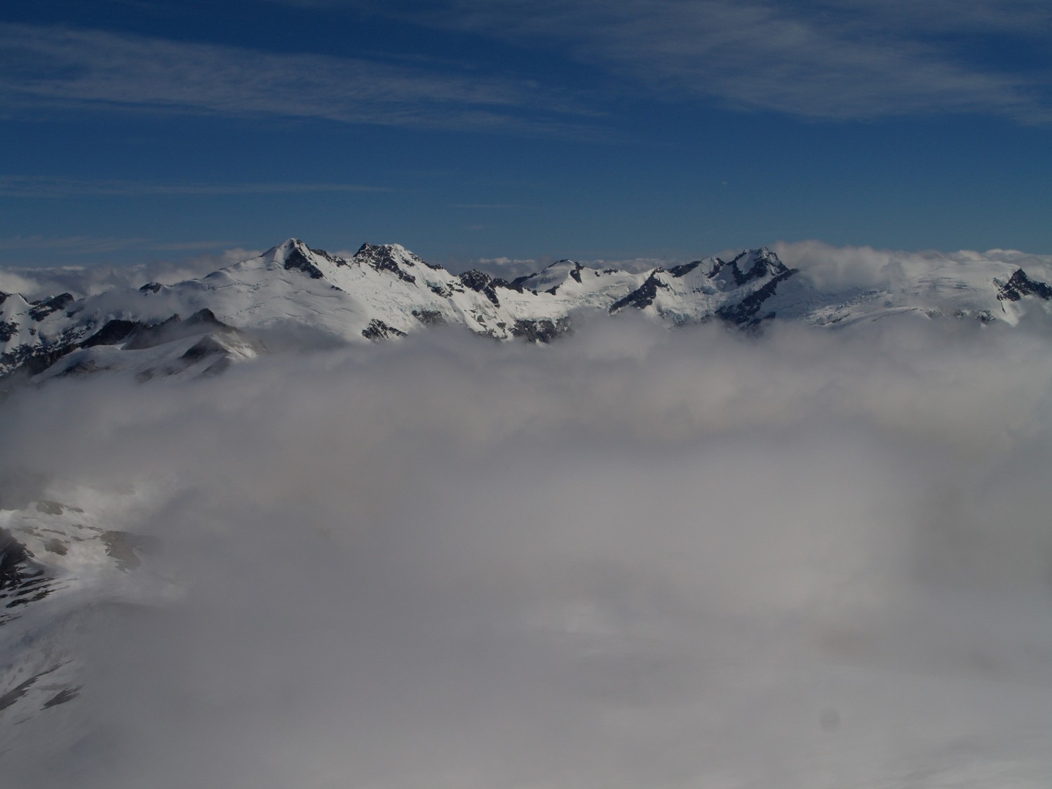 Direction W depuis le Mt Tyndall