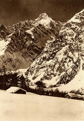 Mont Dolent vu du Val Ferret Suisse par Boissonnas Mont Dolent vu du Val Ferret Suisse par Boissonnas