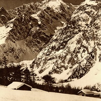 Mont Dolent vu du Val Ferret Suisse par Boissonnas