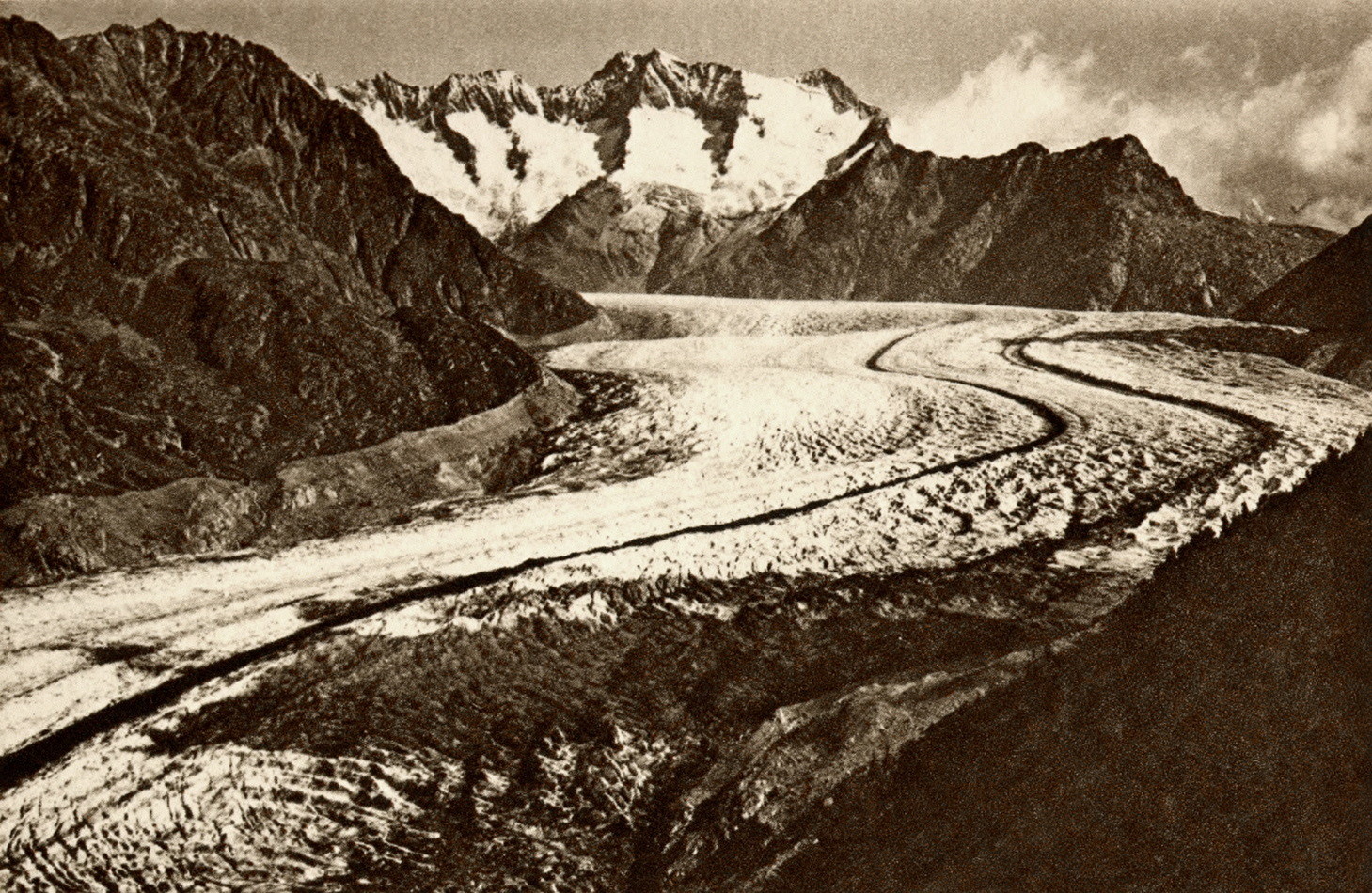 Glacier d'Aletsch - Fiescherhorn par Gyger