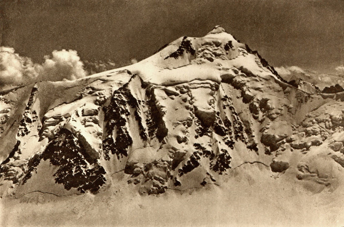 Aletschhorn vu de l'Ebnefluh par Gyger