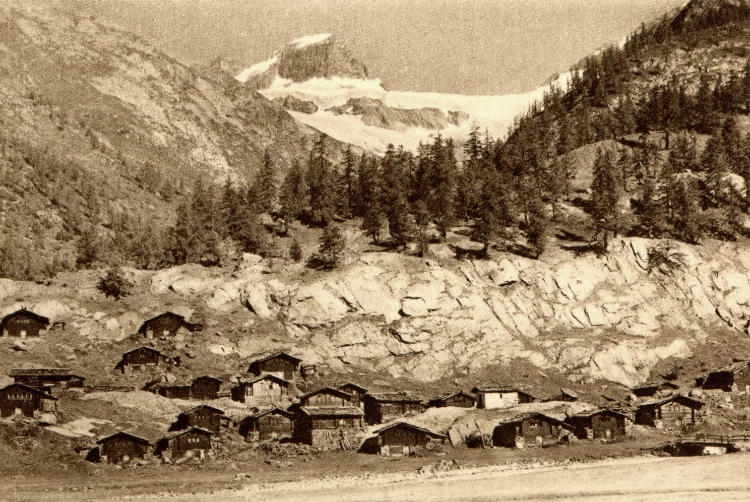 Lötschental, Gletschertafel par Gyger