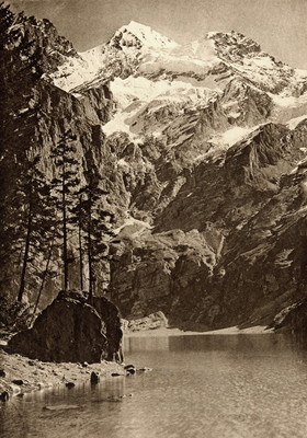 Lac d'Öschienen, Blümlisalp par Gyger
